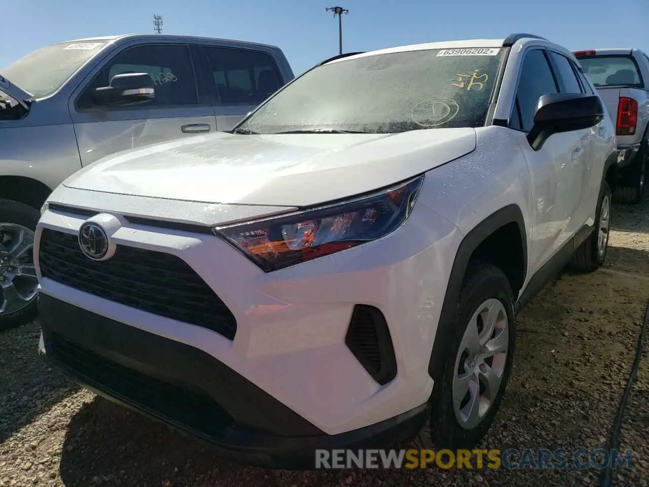2 fotografías del automóvil dañado 2T3H1RFVXLW090426 TOYOTA RAV4 2020