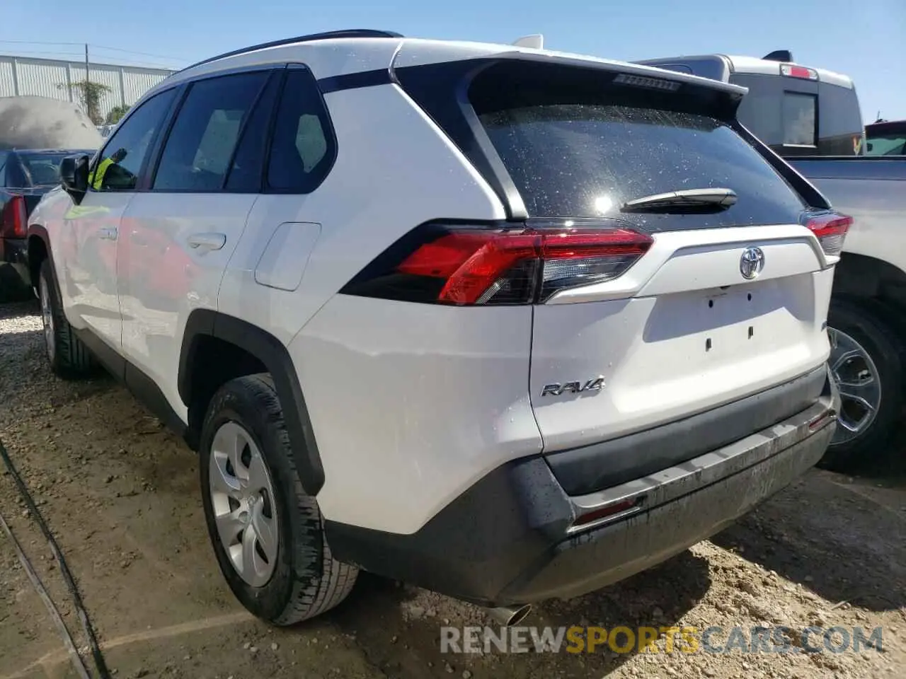 3 fotografías del automóvil dañado 2T3H1RFVXLW090426 TOYOTA RAV4 2020