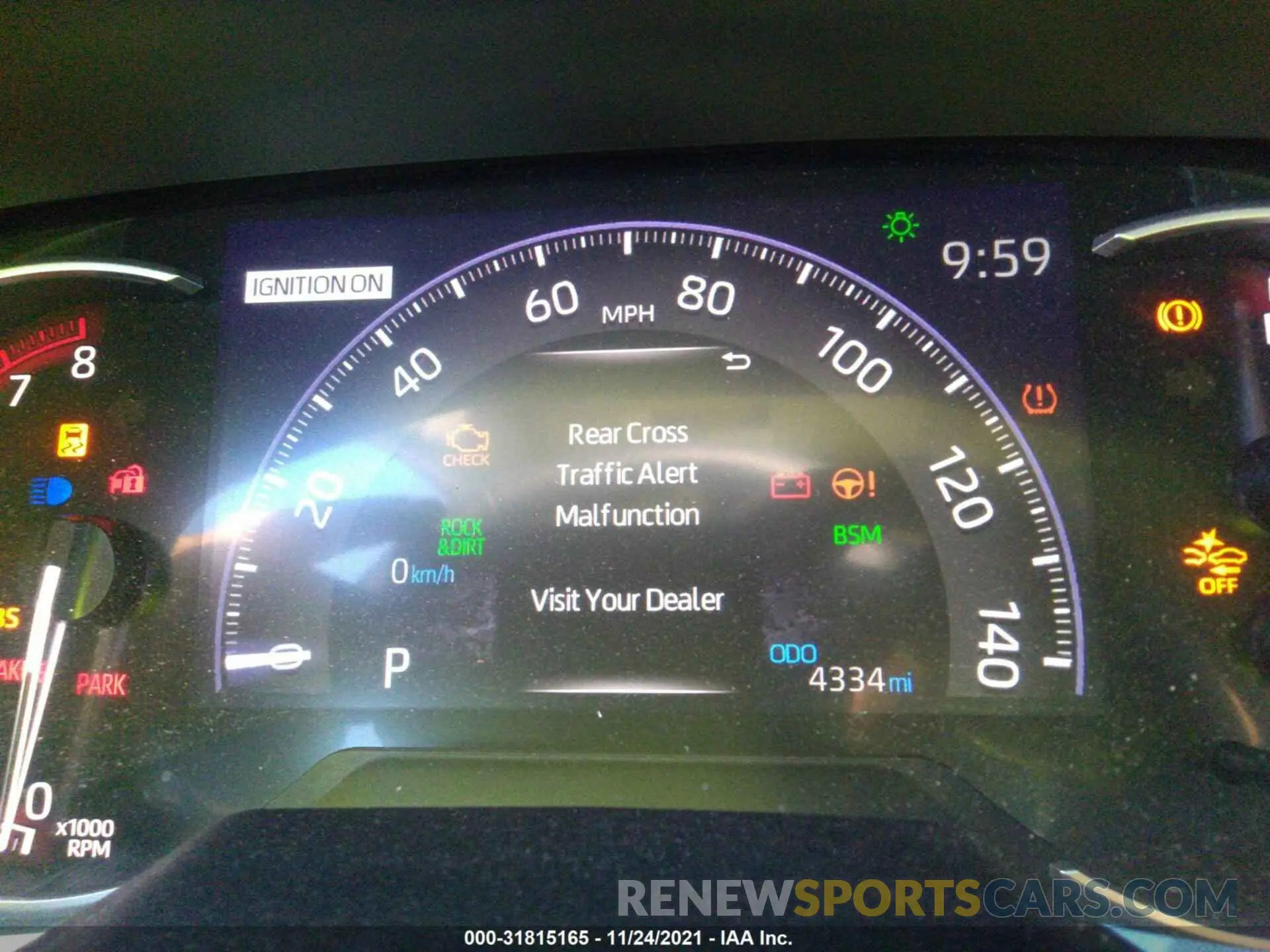 7 fotografías del automóvil dañado 2T3J1RFV1LC079124 TOYOTA RAV4 2020