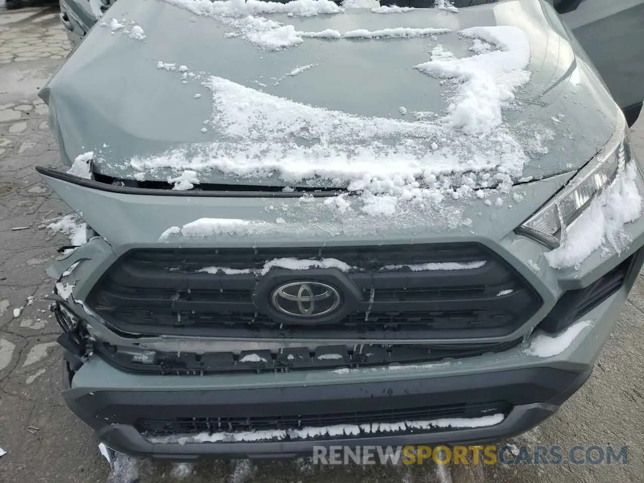 12 fotografías del automóvil dañado 2T3J1RFV3LC061742 TOYOTA RAV4 2020