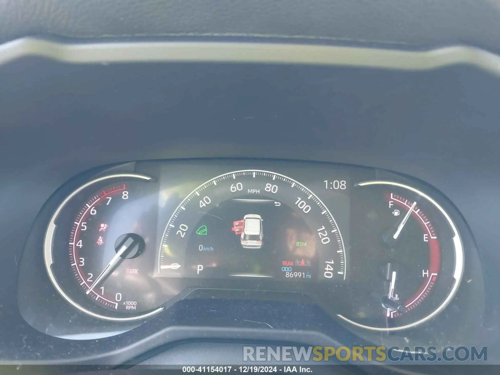 7 fotografías del automóvil dañado 2T3J1RFV4LC106722 TOYOTA RAV4 2020