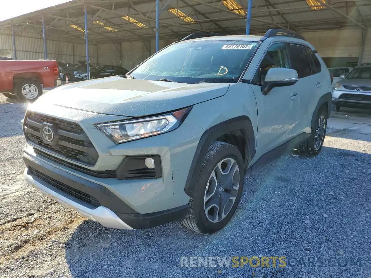 2 fotografías del automóvil dañado 2T3J1RFV4LC128817 TOYOTA RAV4 2020