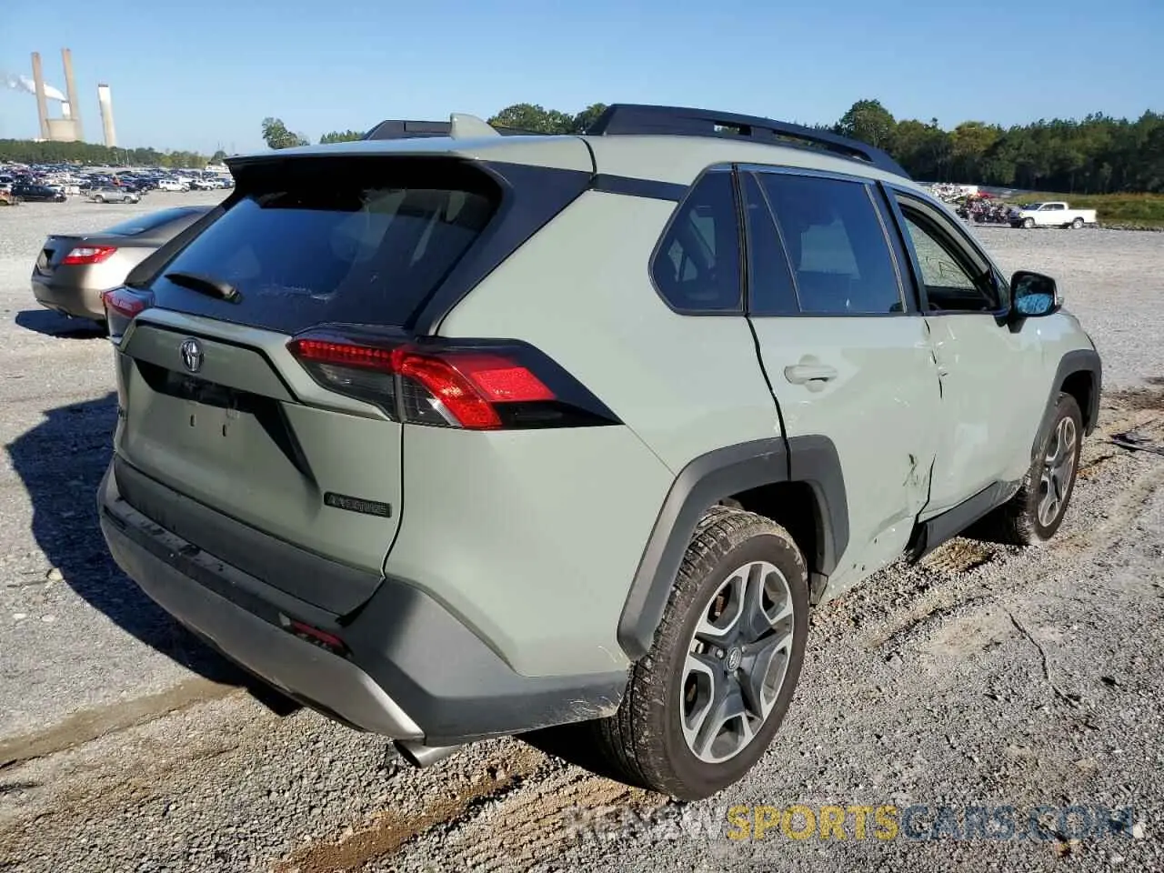 4 fotografías del automóvil dañado 2T3J1RFV4LC128817 TOYOTA RAV4 2020