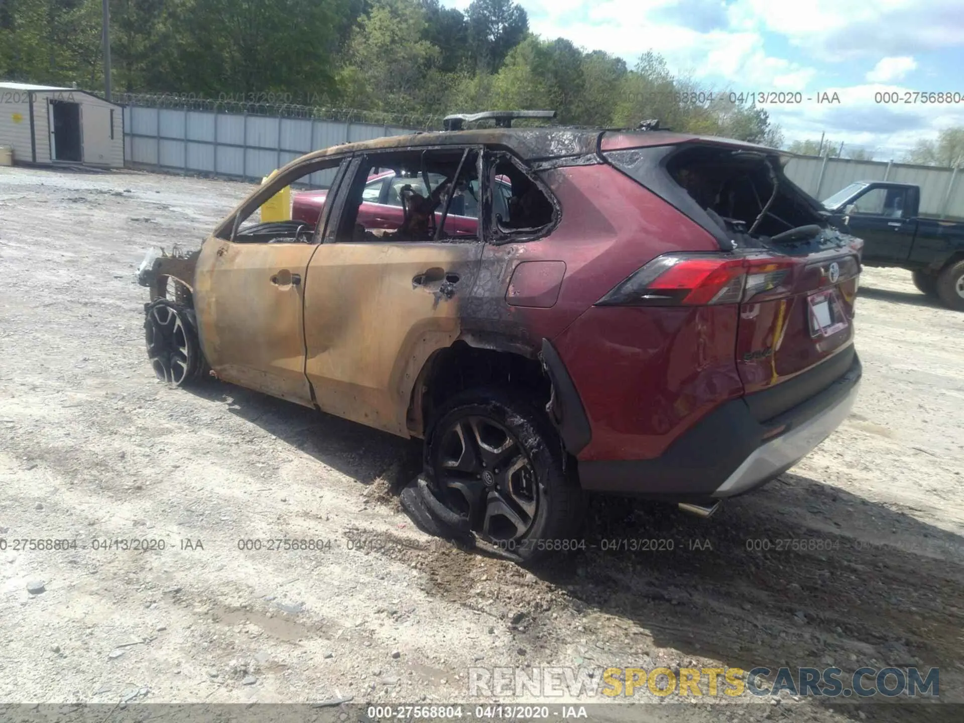 3 fotografías del automóvil dañado 2T3J1RFV5LC074086 TOYOTA RAV4 2020