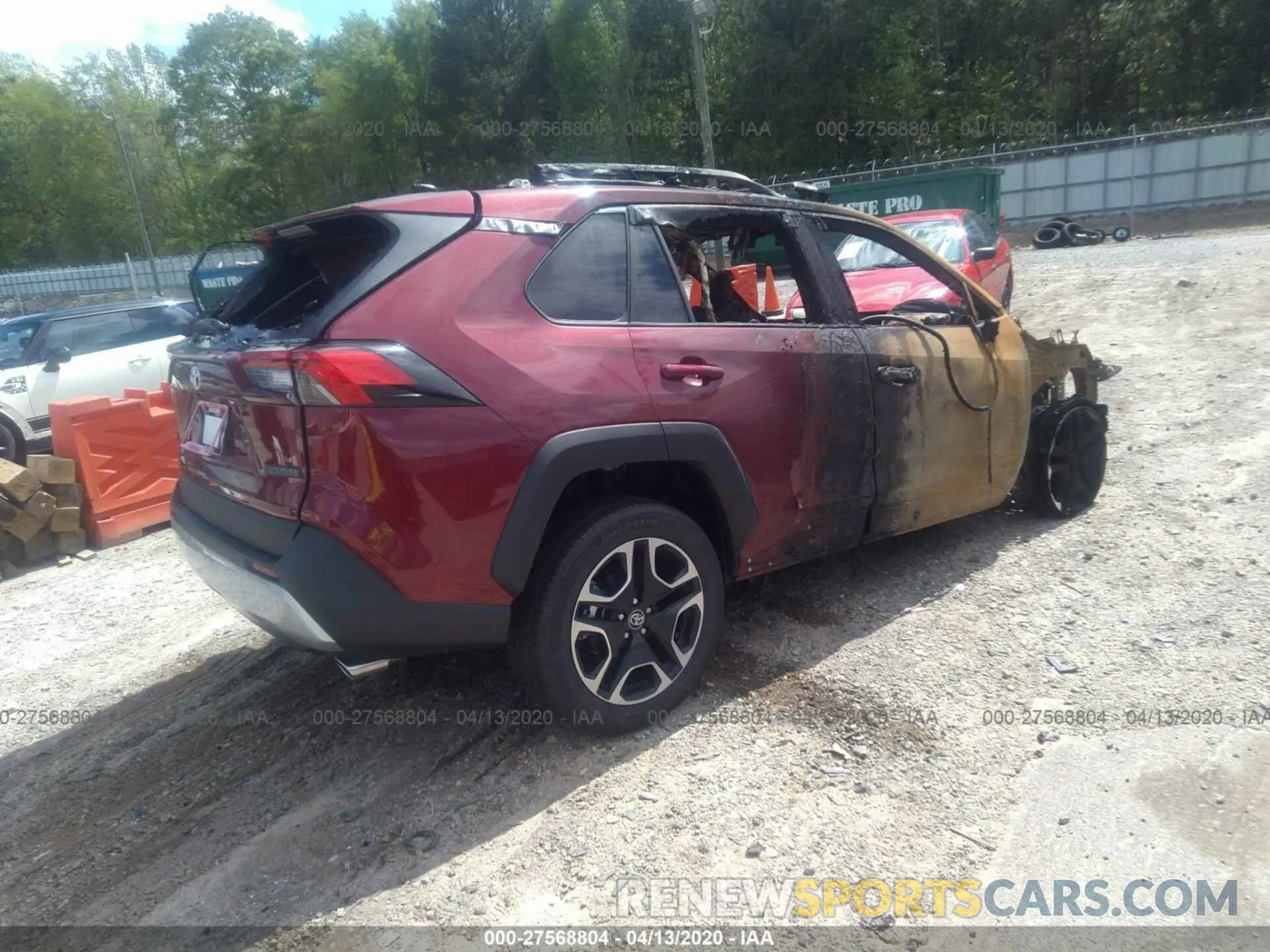 4 fotografías del automóvil dañado 2T3J1RFV5LC074086 TOYOTA RAV4 2020