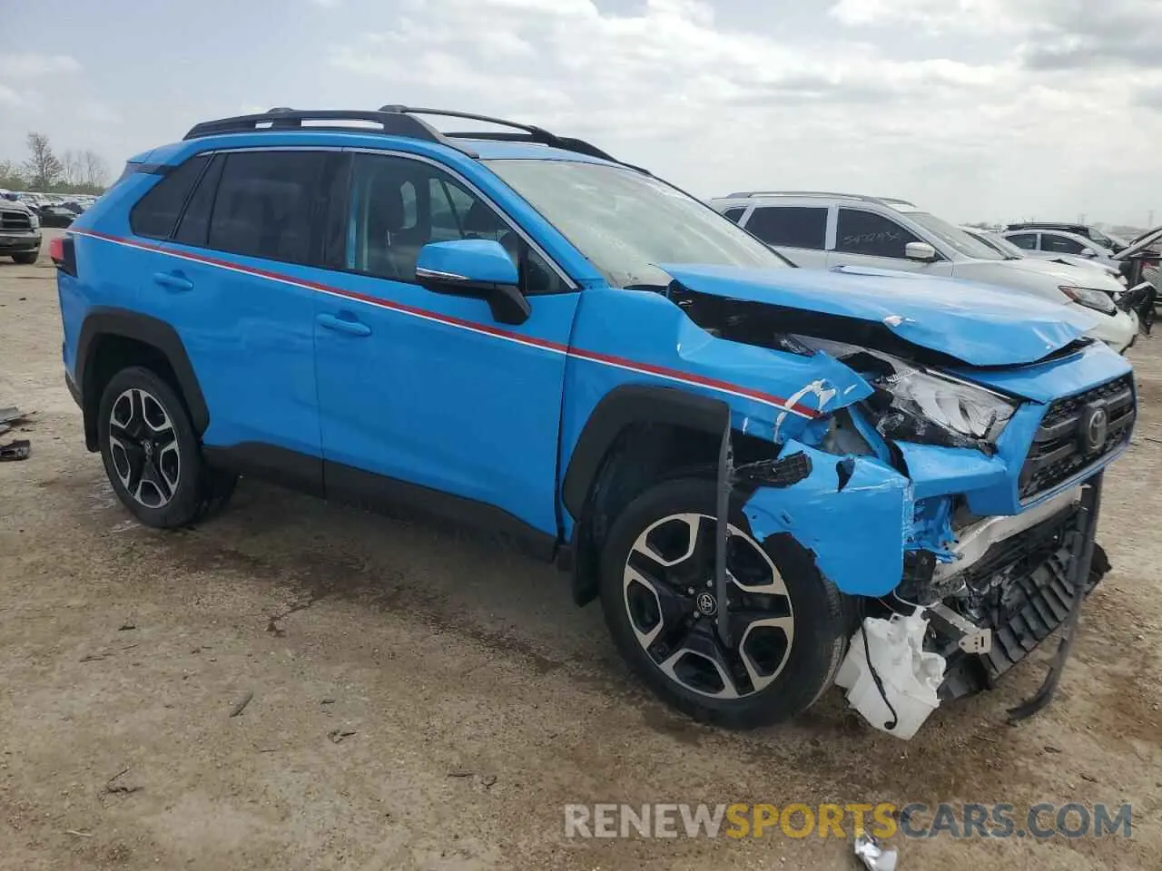 4 fotografías del automóvil dañado 2T3J1RFV6LC064523 TOYOTA RAV4 2020