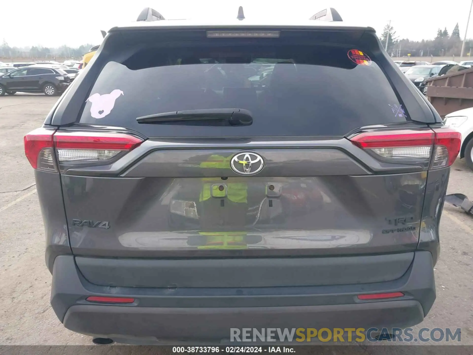 17 fotografías del automóvil dañado 2T3J1RFV8LC076320 TOYOTA RAV4 2020