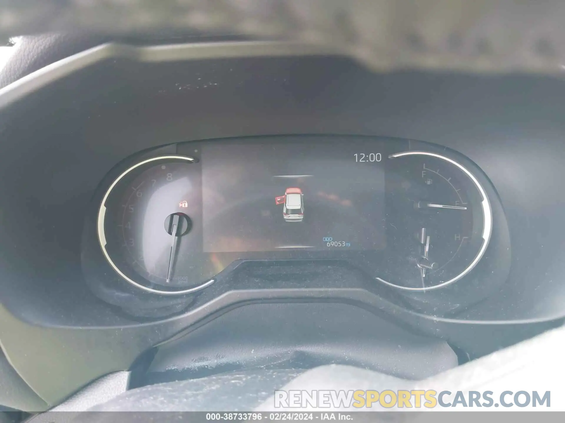 7 fotografías del automóvil dañado 2T3J1RFV8LC076320 TOYOTA RAV4 2020