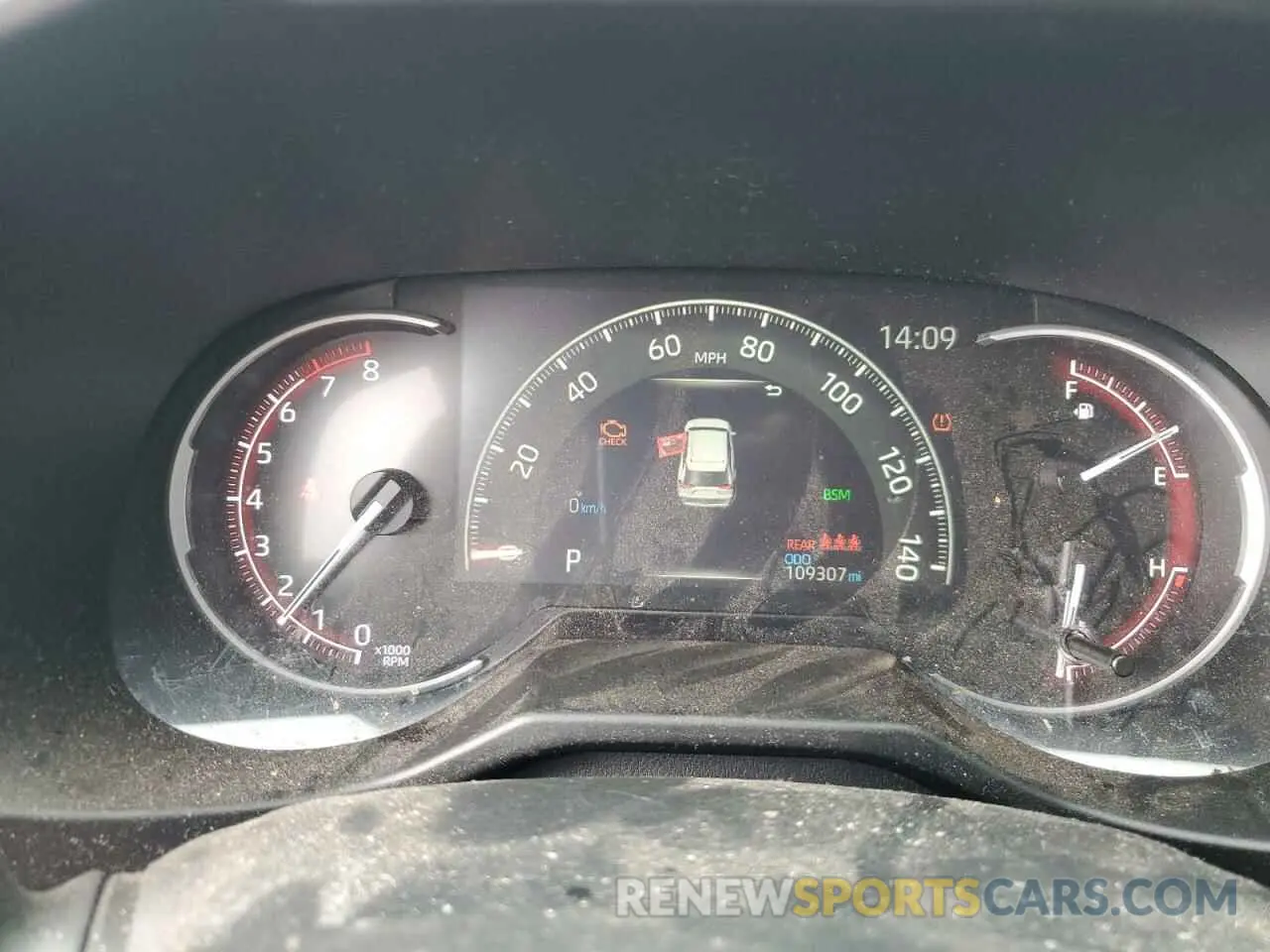 9 fotografías del automóvil dañado 2T3J1RFV9LC100088 TOYOTA RAV4 2020