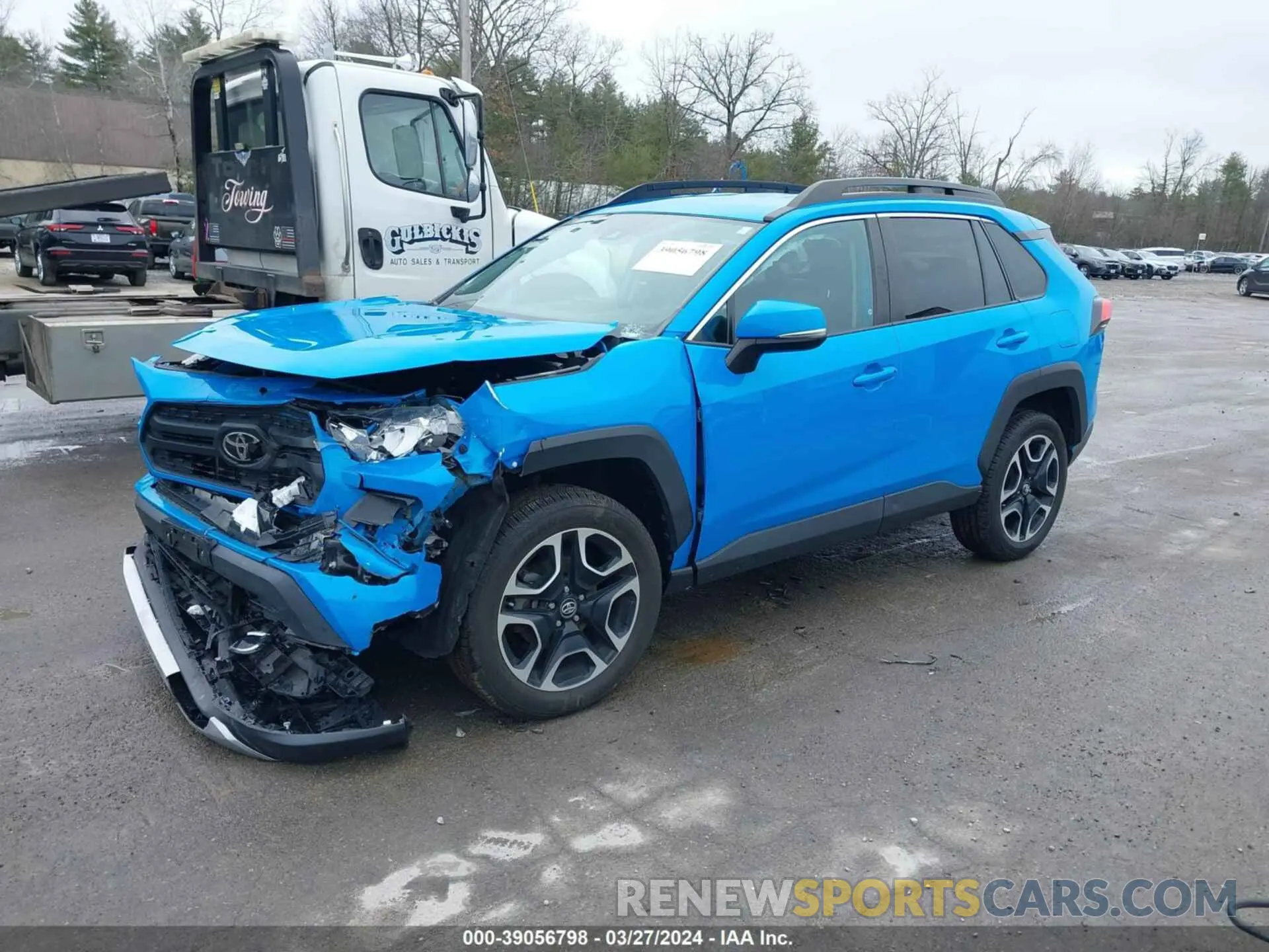 2 fotografías del automóvil dañado 2T3J1RFVXLC079106 TOYOTA RAV4 2020