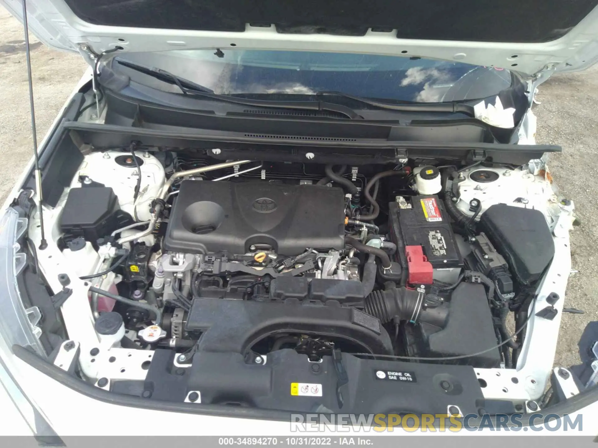 10 fotografías del automóvil dañado 2T3J1RFVXLC080904 TOYOTA RAV4 2020