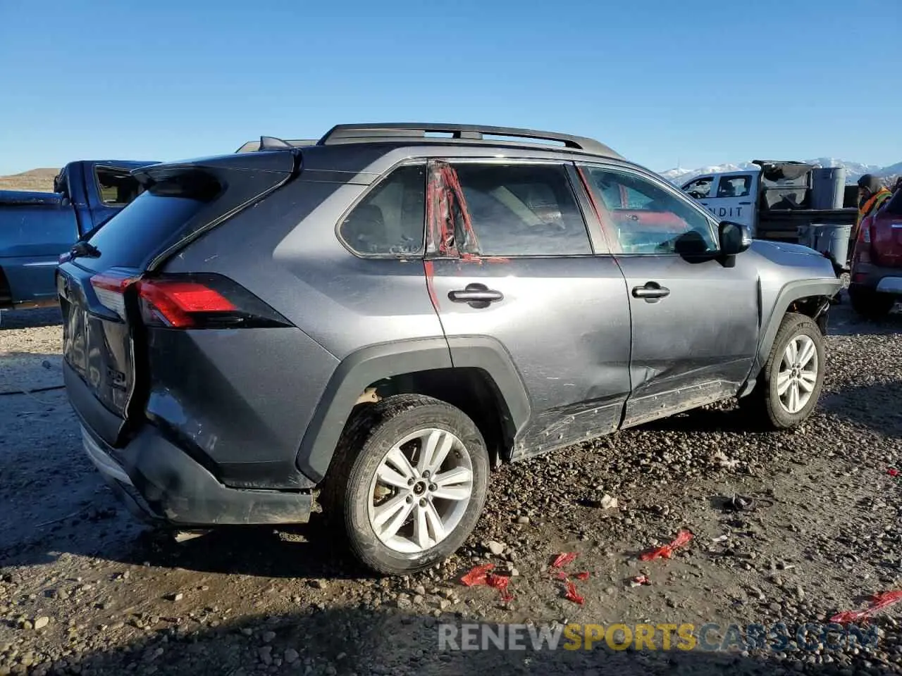 3 fotografías del automóvil dañado 2T3J1RFVXLC087528 TOYOTA RAV4 2020
