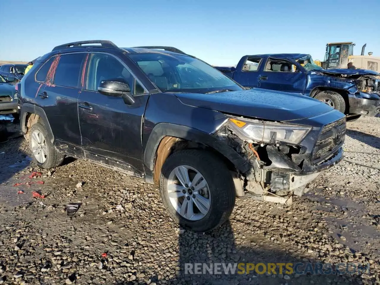 4 fotografías del automóvil dañado 2T3J1RFVXLC087528 TOYOTA RAV4 2020