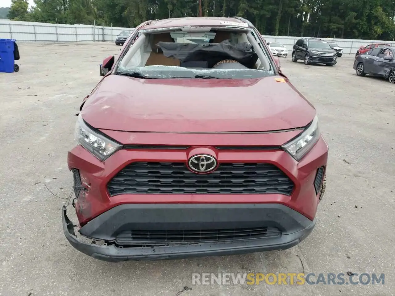 5 fotografías del automóvil dañado 2T3K1RFV0LC058415 TOYOTA RAV4 2020