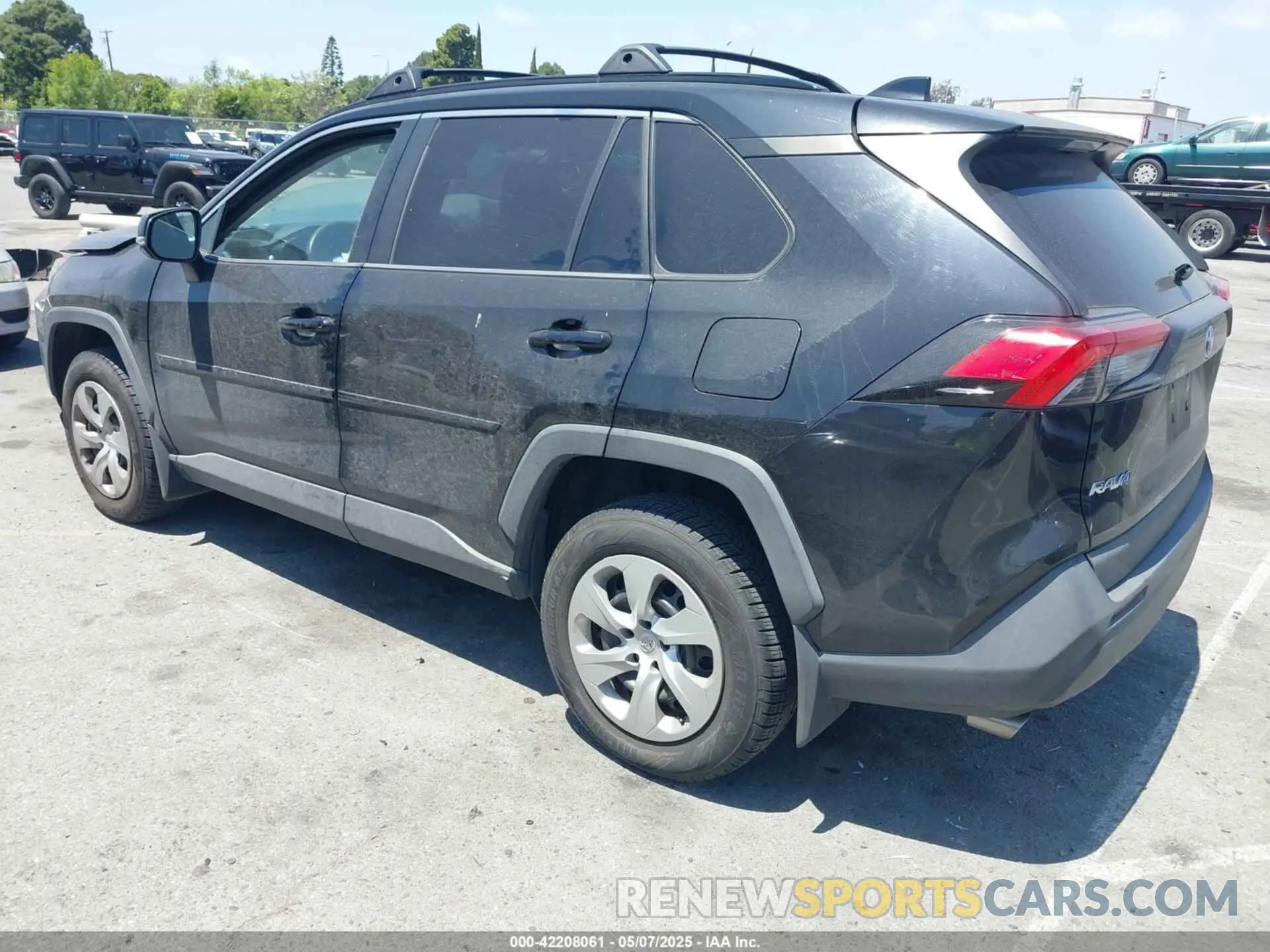 3 fotografías del automóvil dañado 2T3K1RFV0LW064469 TOYOTA RAV4 2020