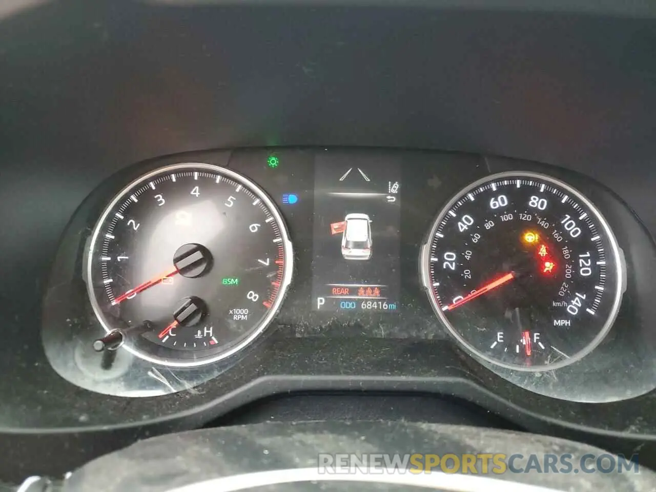 9 fotografías del automóvil dañado 2T3K1RFV0LW085581 TOYOTA RAV4 2020
