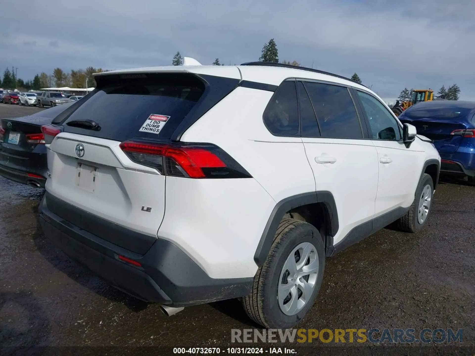 4 fotografías del automóvil dañado 2T3K1RFV1LC050128 TOYOTA RAV4 2020
