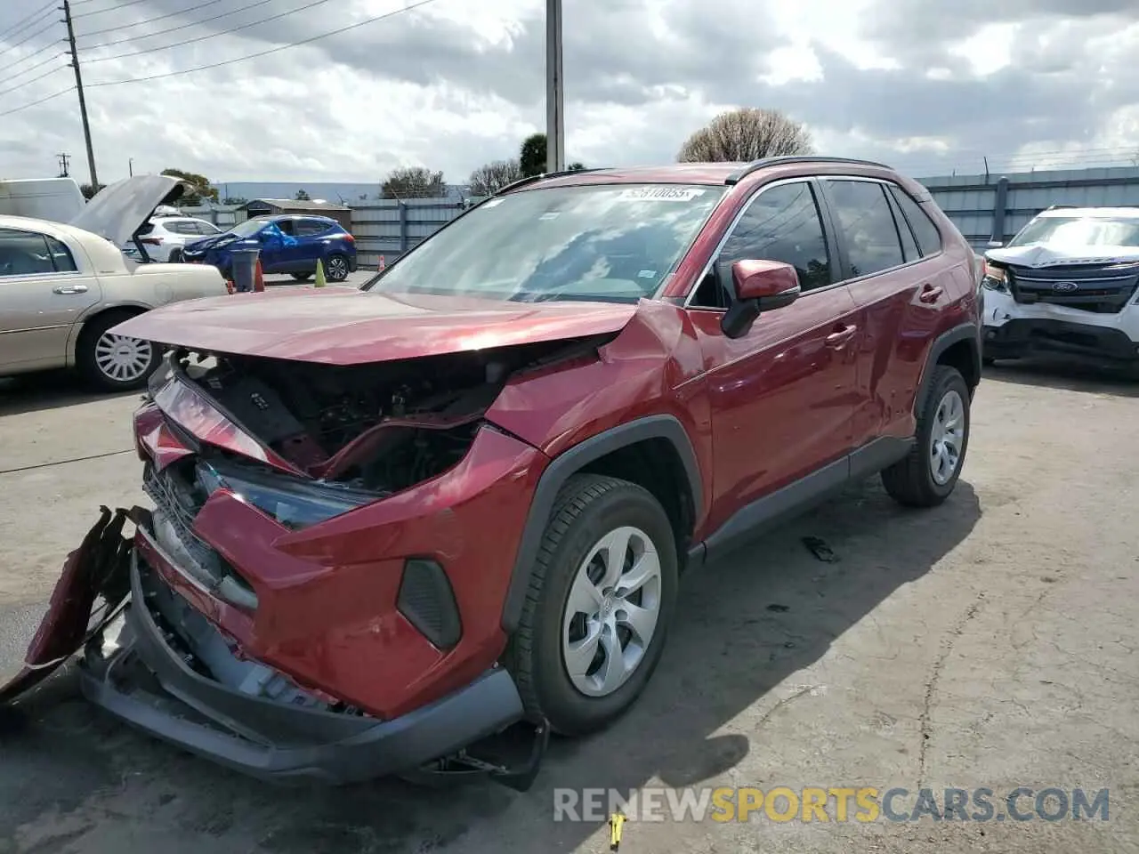 1 fotografías del automóvil dañado 2T3K1RFV1LC065454 TOYOTA RAV4 2020