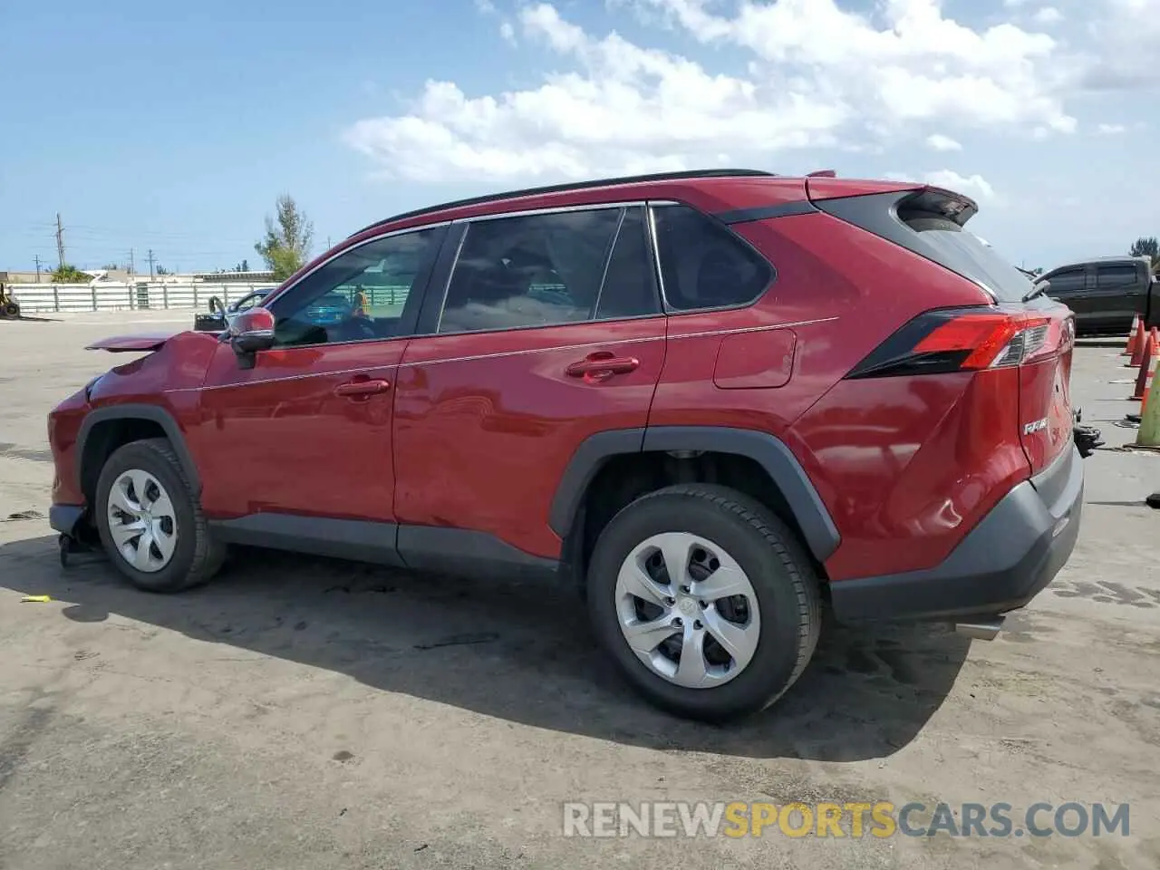 2 fotografías del automóvil dañado 2T3K1RFV1LC065454 TOYOTA RAV4 2020