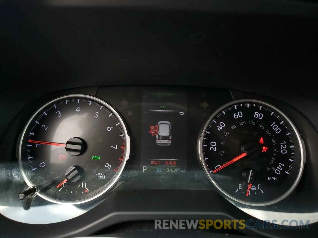 9 fotografías del automóvil dañado 2T3K1RFV1LC065454 TOYOTA RAV4 2020