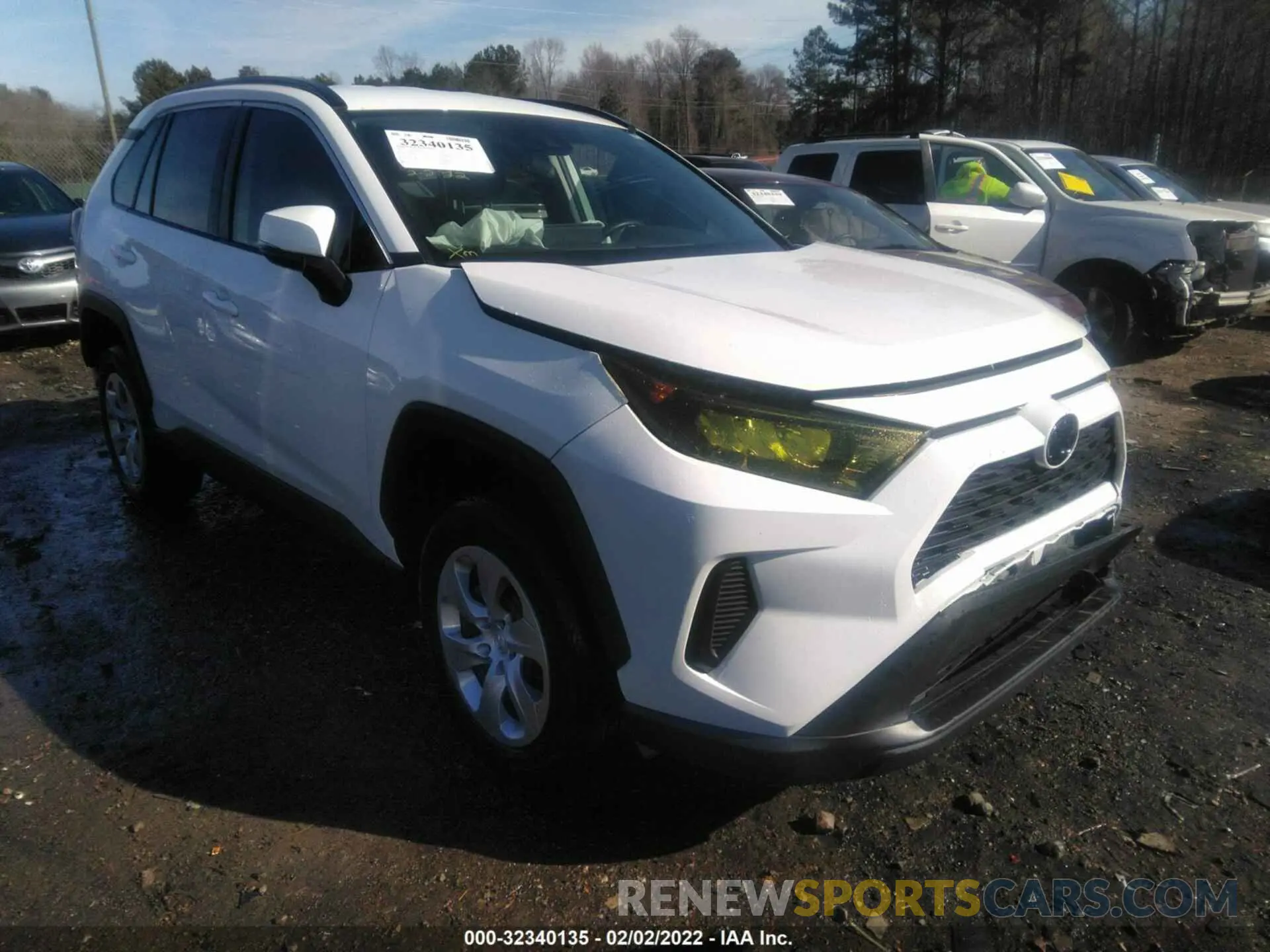 1 fotografías del automóvil dañado 2T3K1RFV1LW061273 TOYOTA RAV4 2020