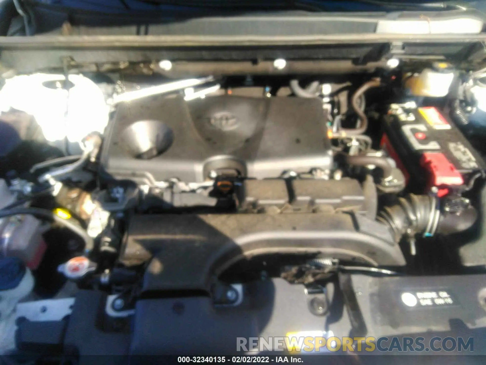 10 fotografías del automóvil dañado 2T3K1RFV1LW061273 TOYOTA RAV4 2020