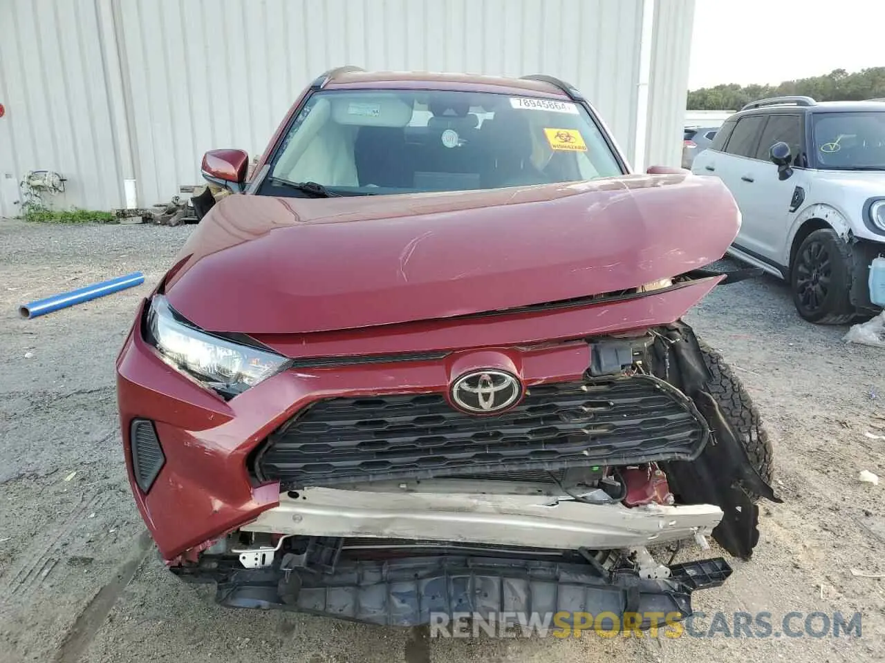 5 fotografías del automóvil dañado 2T3K1RFV3LC078917 TOYOTA RAV4 2020