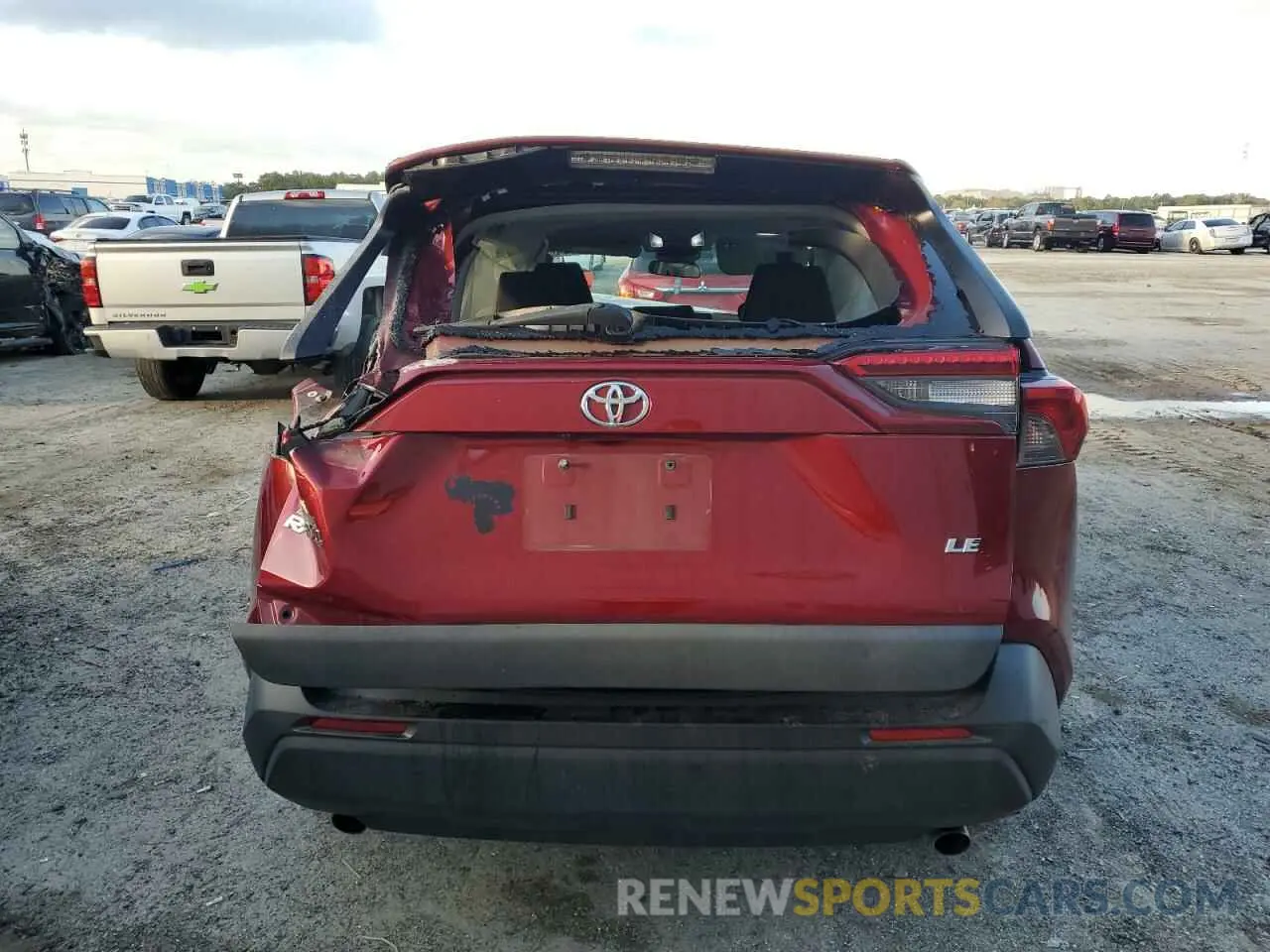 6 fotografías del automóvil dañado 2T3K1RFV3LC078917 TOYOTA RAV4 2020