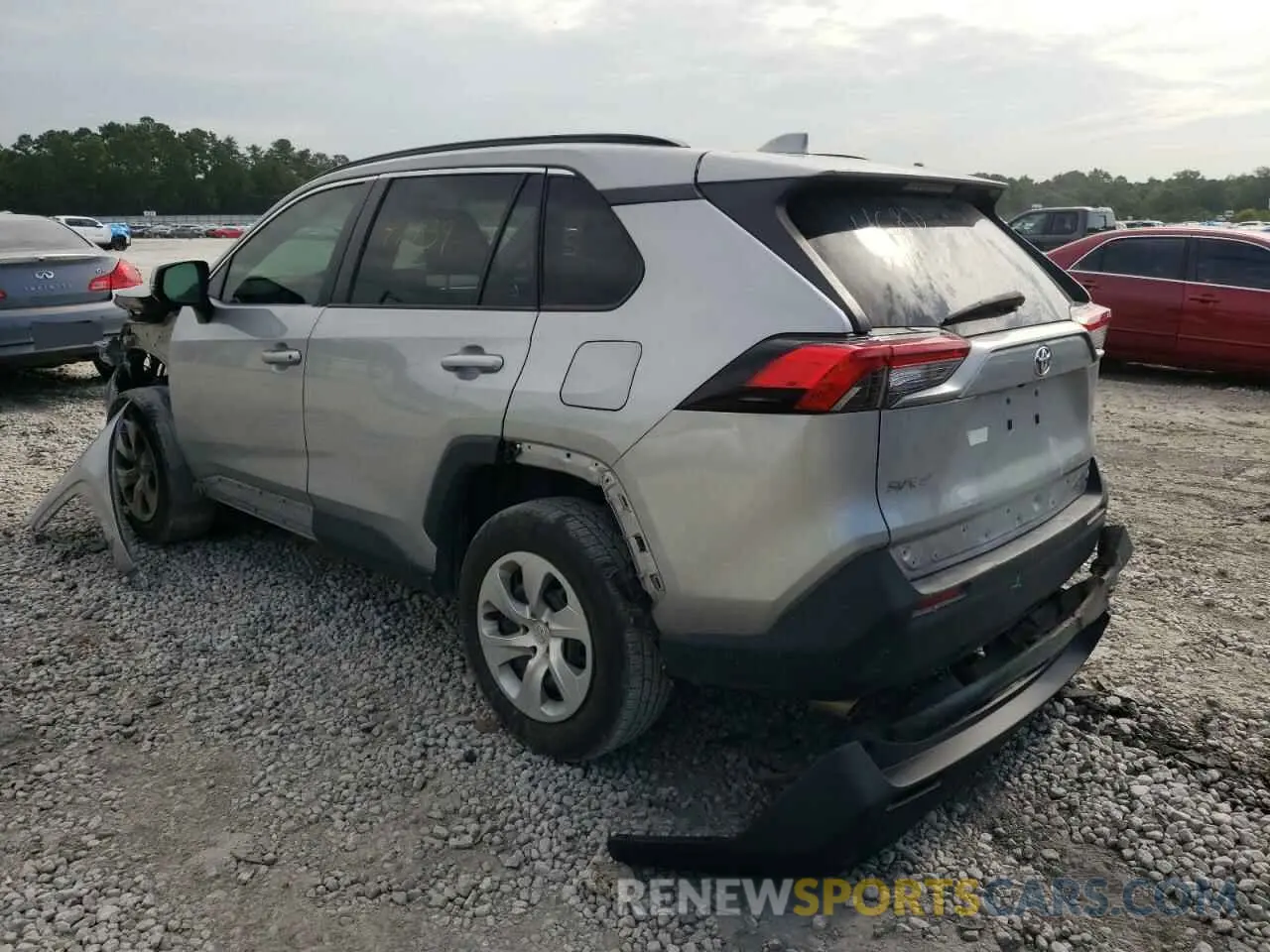 3 fotografías del automóvil dañado 2T3K1RFV3LW059444 TOYOTA RAV4 2020