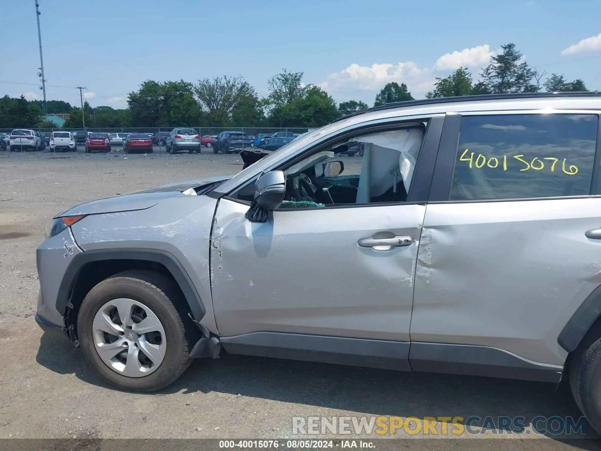 6 fotografías del automóvil dañado 2T3K1RFV3LW097658 TOYOTA RAV4 2020