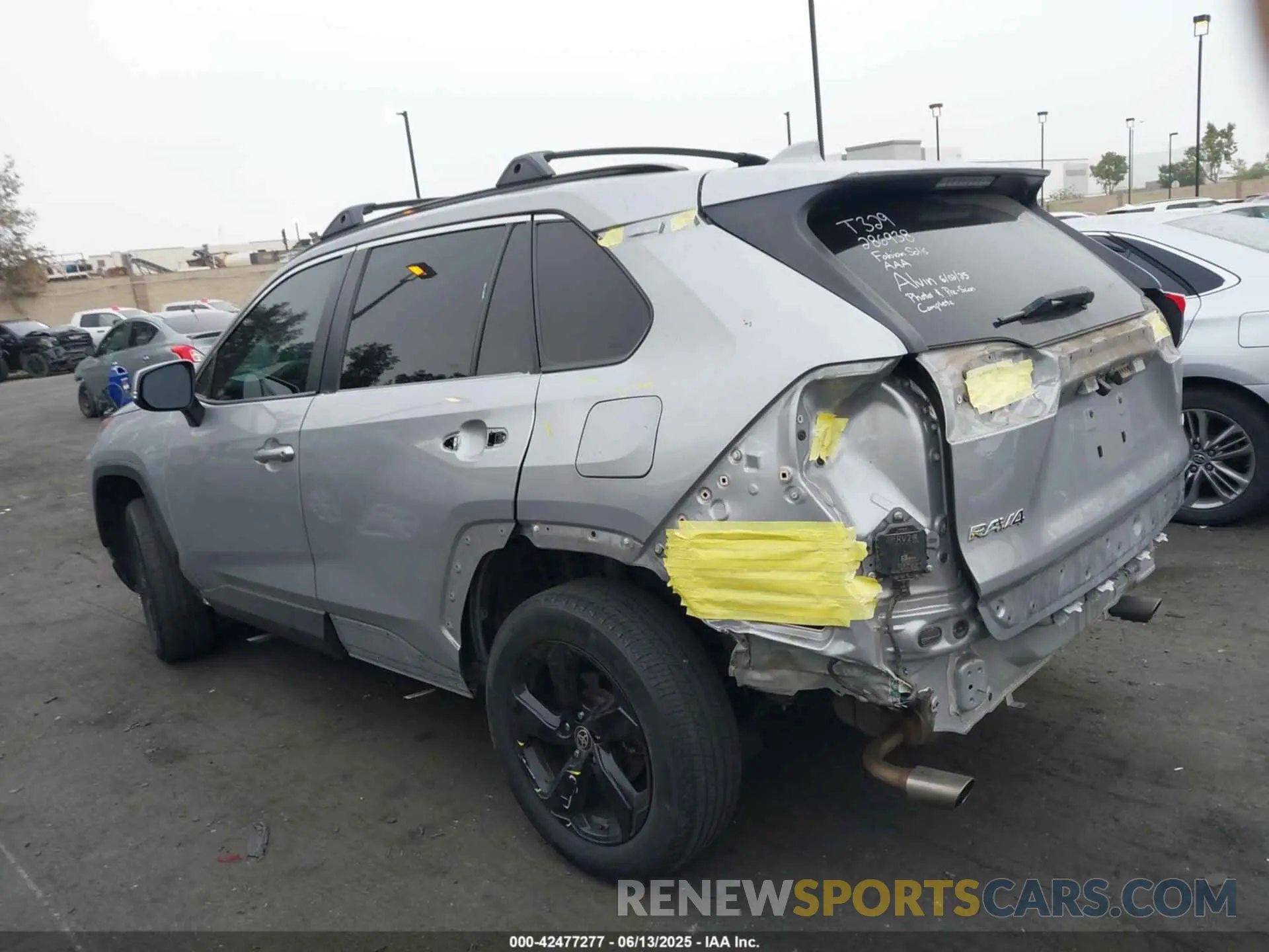 15 fotografías del automóvil dañado 2T3K1RFV5LW070848 TOYOTA RAV4 2020