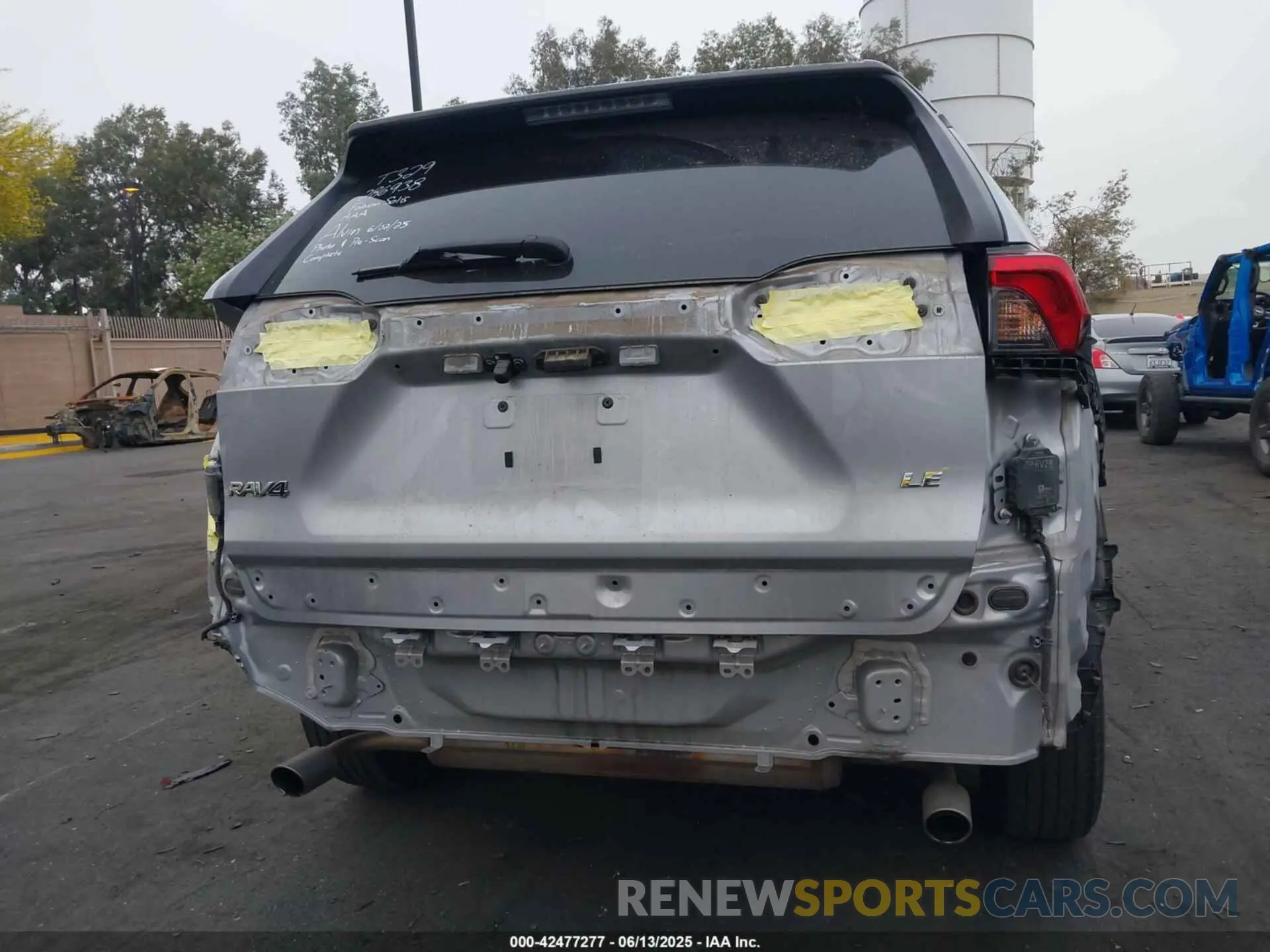 6 fotografías del automóvil dañado 2T3K1RFV5LW070848 TOYOTA RAV4 2020