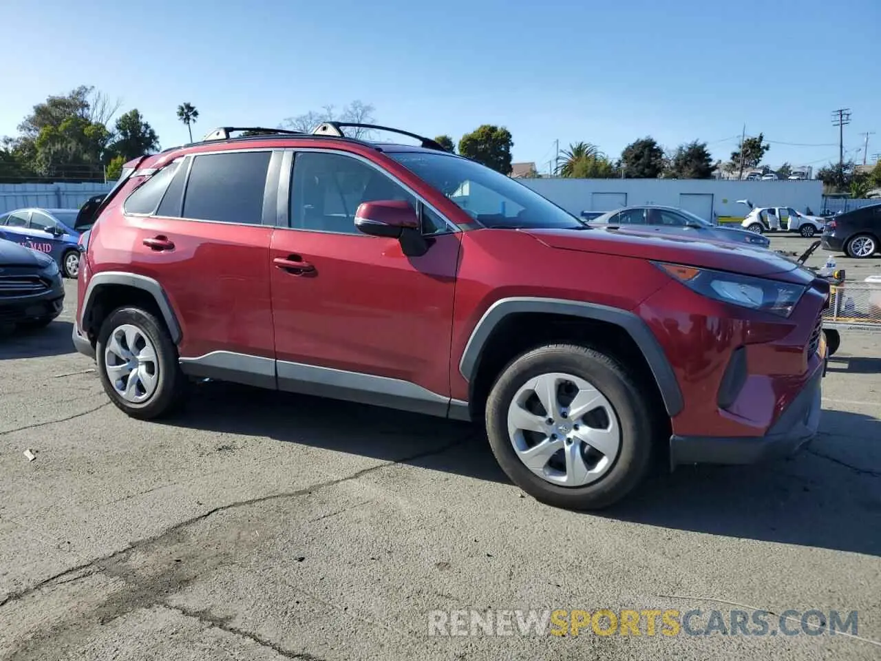 4 fotografías del automóvil dañado 2T3K1RFV9LW077656 TOYOTA RAV4 2020