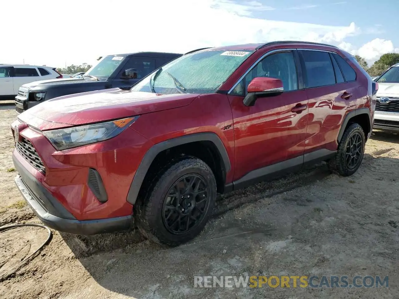 1 fotografías del automóvil dañado 2T3K1RFVXLC050435 TOYOTA RAV4 2020