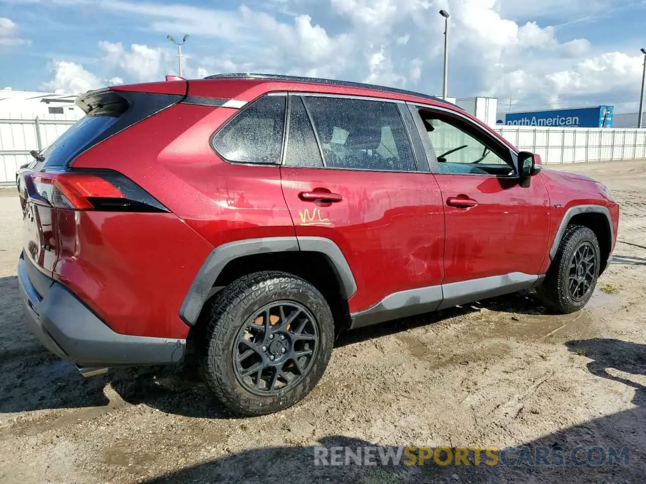 3 fotografías del automóvil dañado 2T3K1RFVXLC050435 TOYOTA RAV4 2020