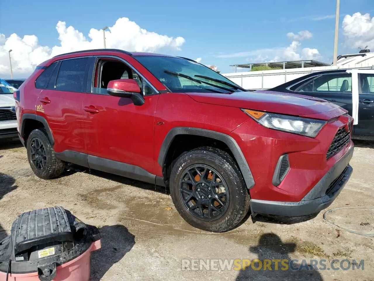 4 fotografías del automóvil dañado 2T3K1RFVXLC050435 TOYOTA RAV4 2020