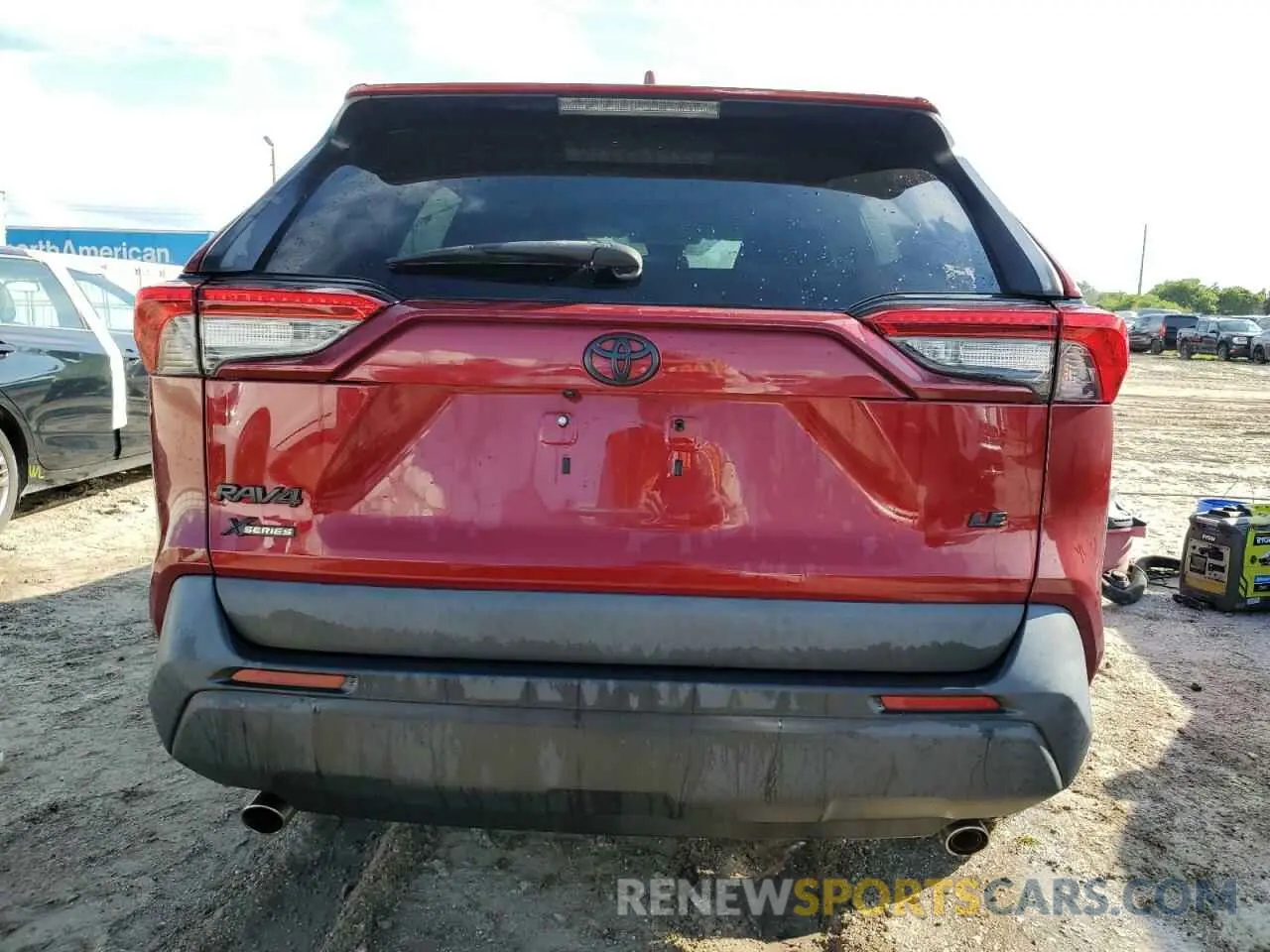 6 fotografías del automóvil dañado 2T3K1RFVXLC050435 TOYOTA RAV4 2020