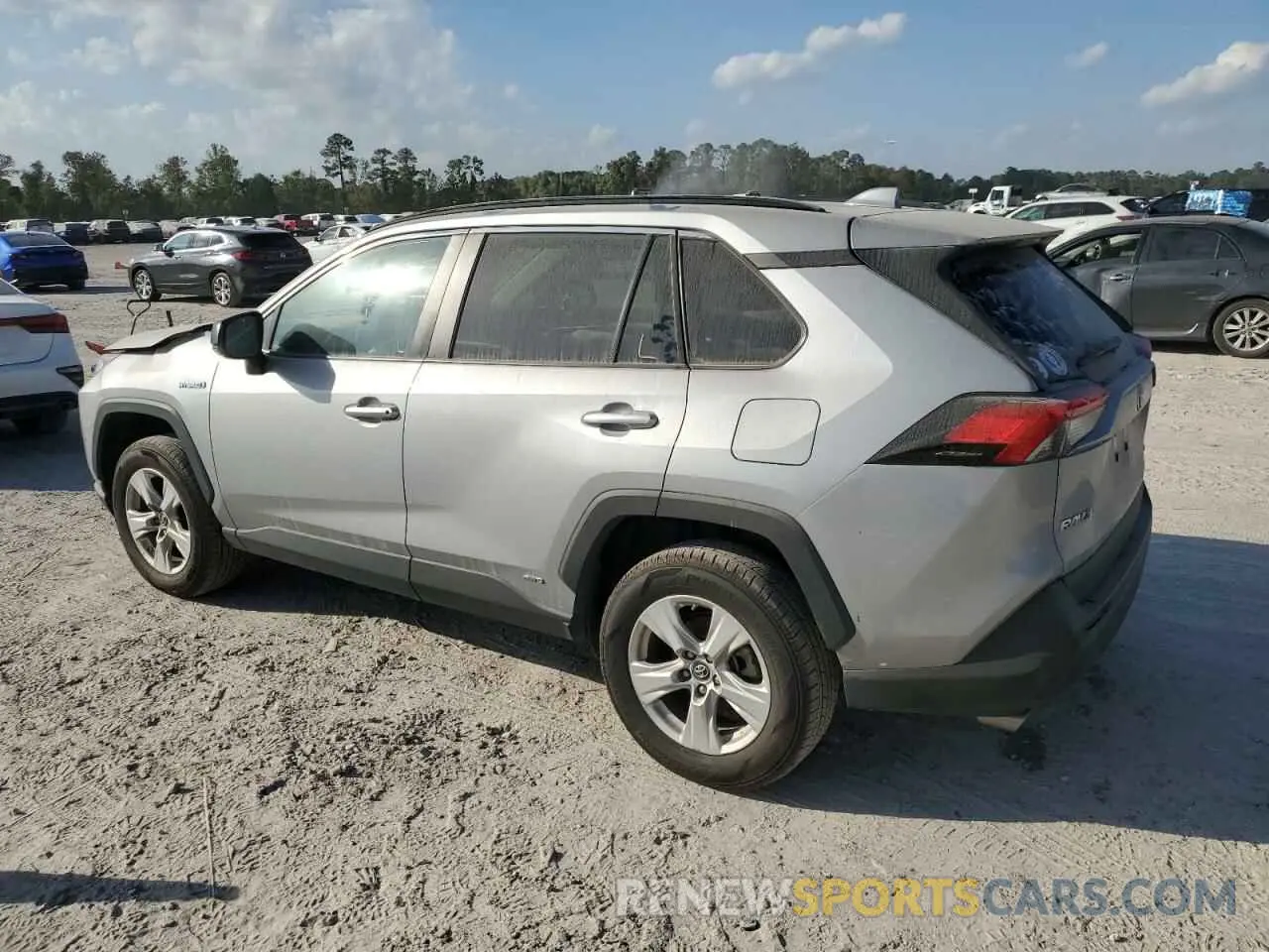 2 fotografías del automóvil dañado 2T3LWRFV3LW070563 TOYOTA RAV4 2020
