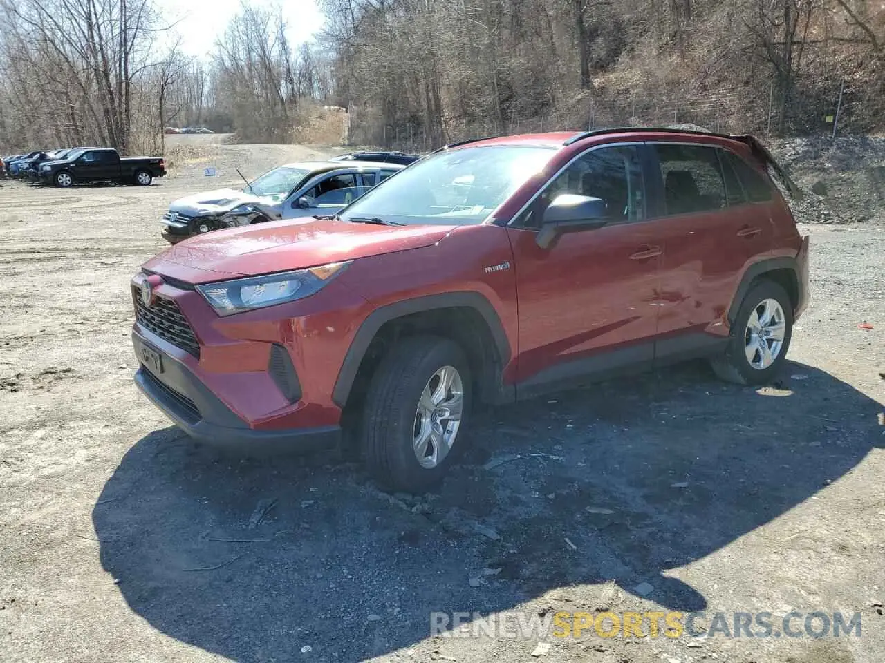 1 fotografías del automóvil dañado 2T3LWRFV5LW091673 TOYOTA RAV4 2020
