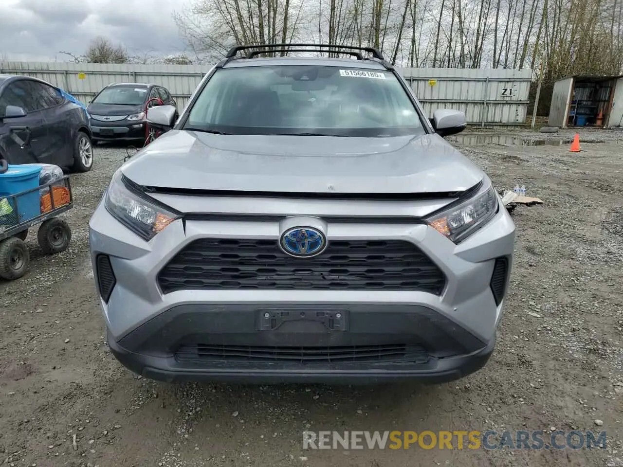 5 fotografías del automóvil dañado 2T3MWRFV2LW048798 TOYOTA RAV4 2020