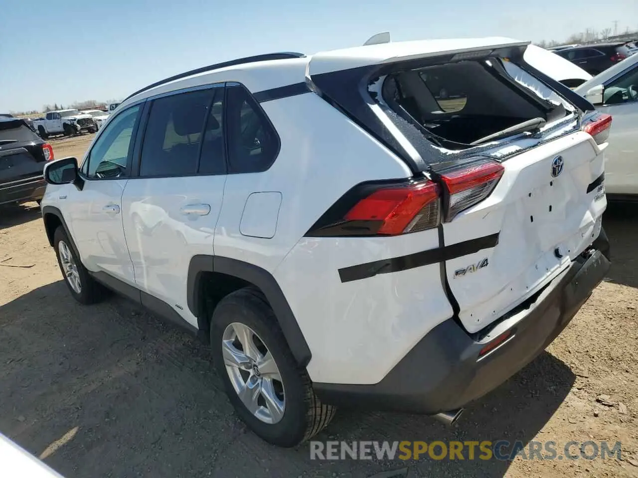 2 fotografías del automóvil dañado 2T3MWRFV2LW065097 TOYOTA RAV4 2020