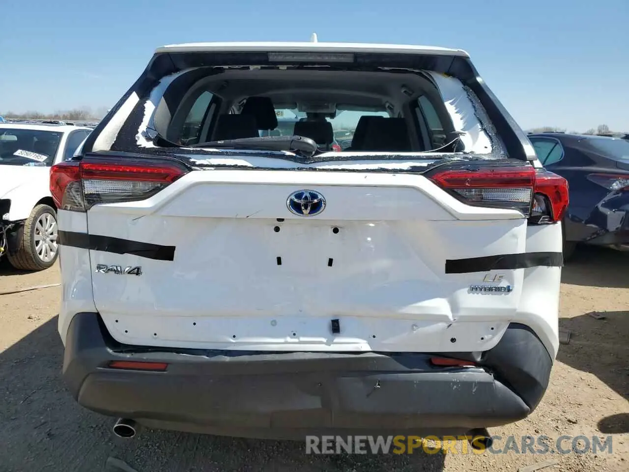 6 fotografías del automóvil dañado 2T3MWRFV2LW065097 TOYOTA RAV4 2020