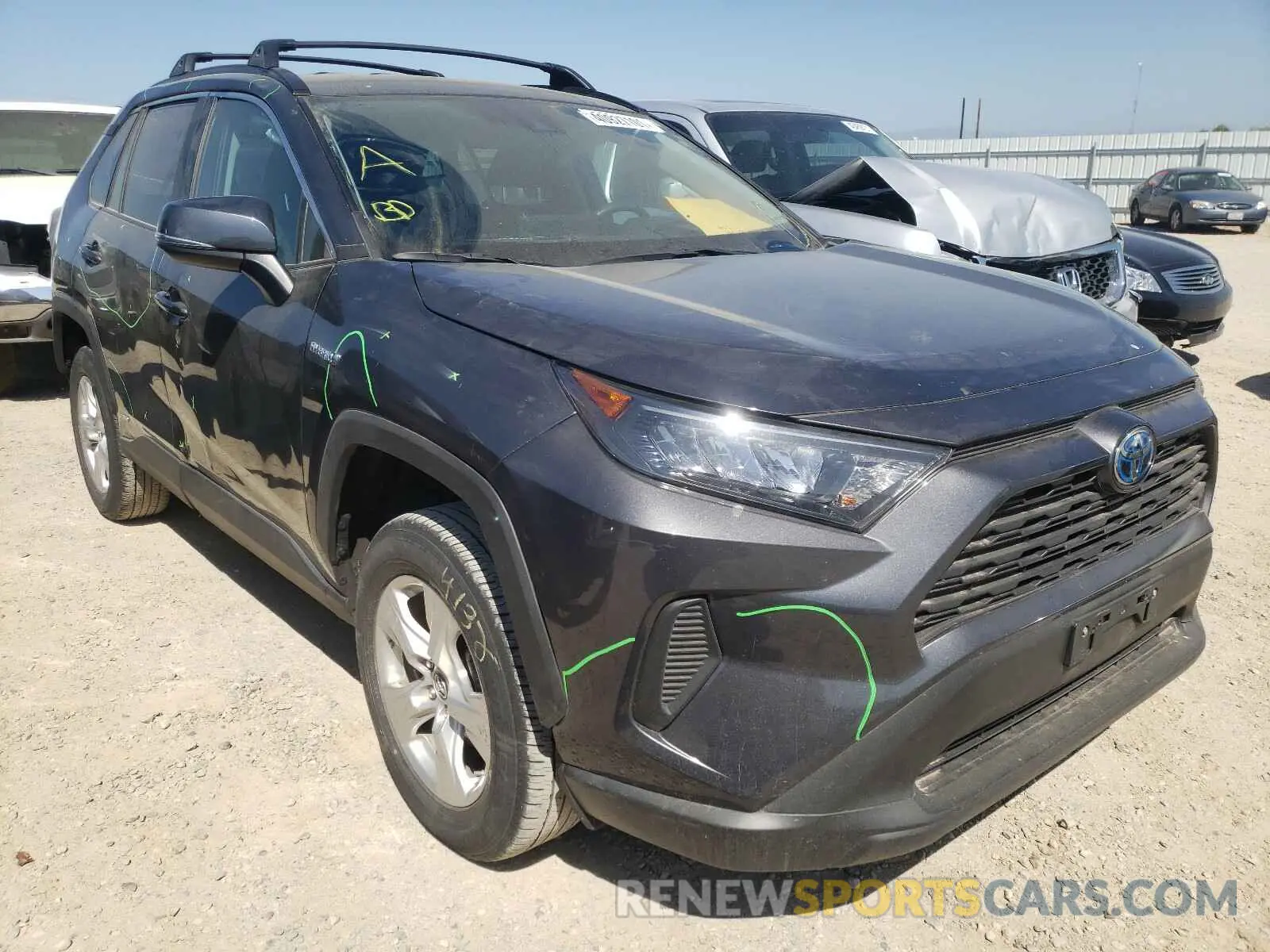 1 fotografías del automóvil dañado 2T3MWRFV7LW050983 TOYOTA RAV4 2020