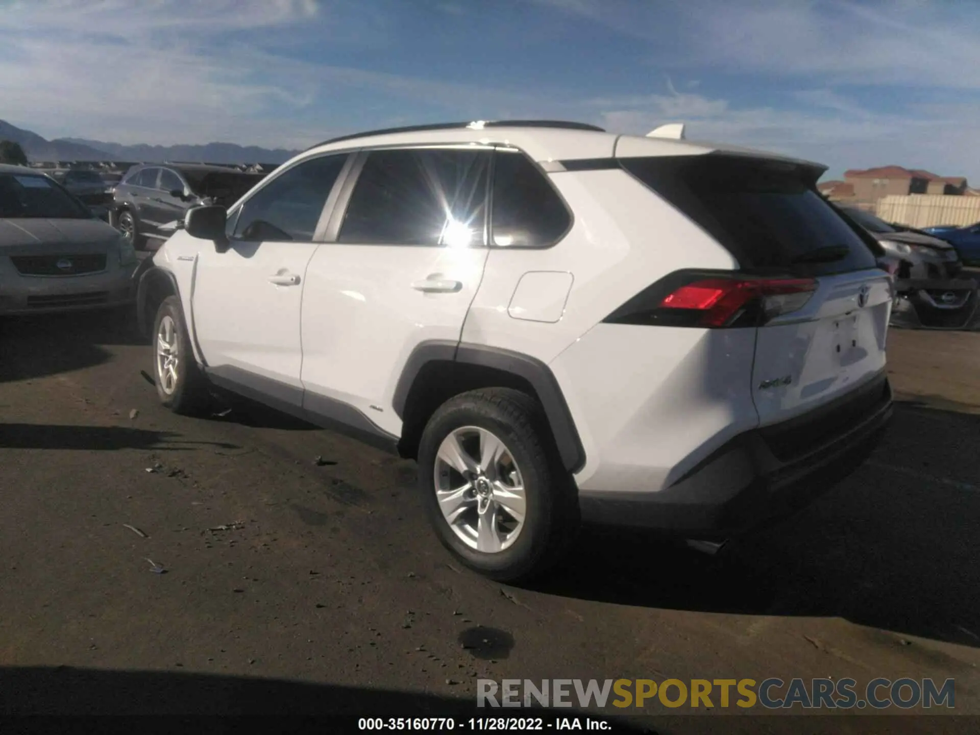 3 fotografías del automóvil dañado 2T3MWRFV9LW059930 TOYOTA RAV4 2020