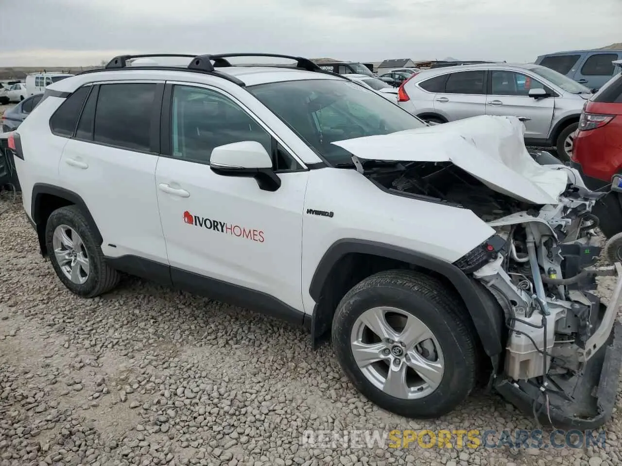 4 fotografías del automóvil dañado 2T3MWRFV9LW063489 TOYOTA RAV4 2020