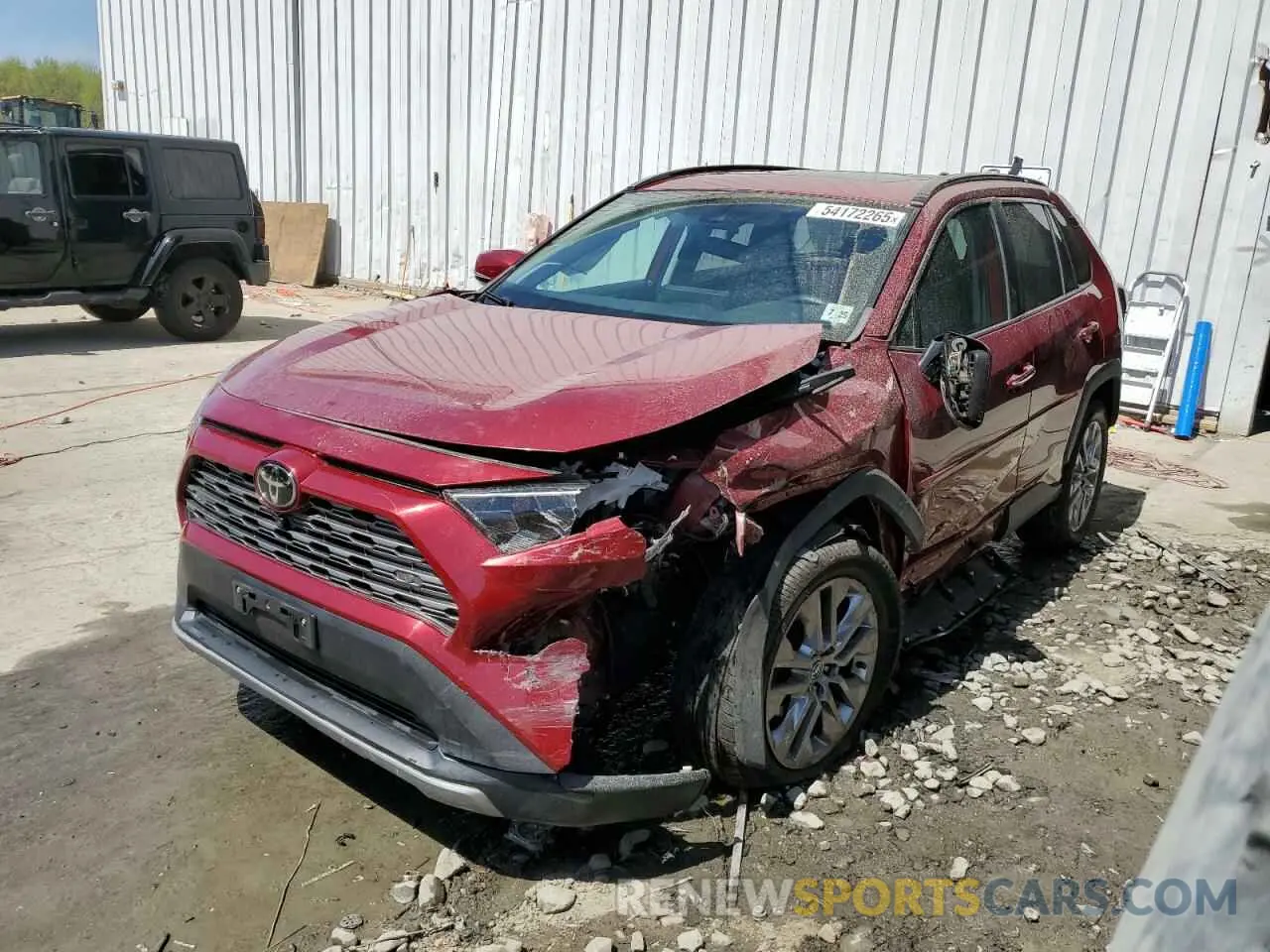1 fotografías del automóvil dañado 2T3N1RFV0LW088669 TOYOTA RAV4 2020