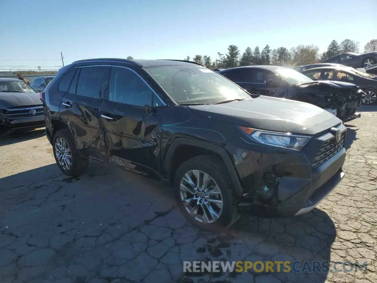 4 fotografías del automóvil dañado 2T3N1RFV4LW136836 TOYOTA RAV4 2020