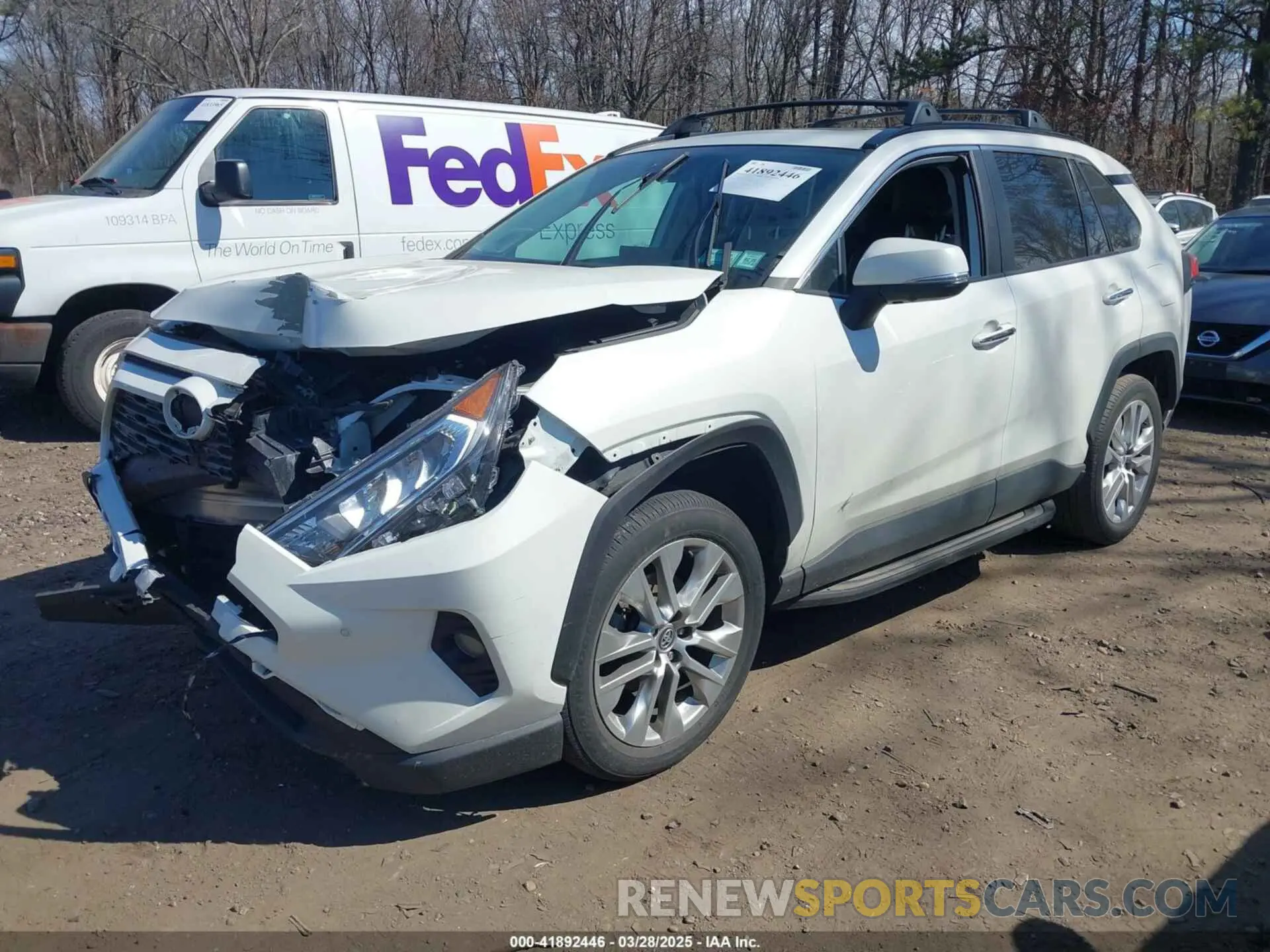 2 fotografías del automóvil dañado 2T3N1RFV6LW134540 TOYOTA RAV4 2020