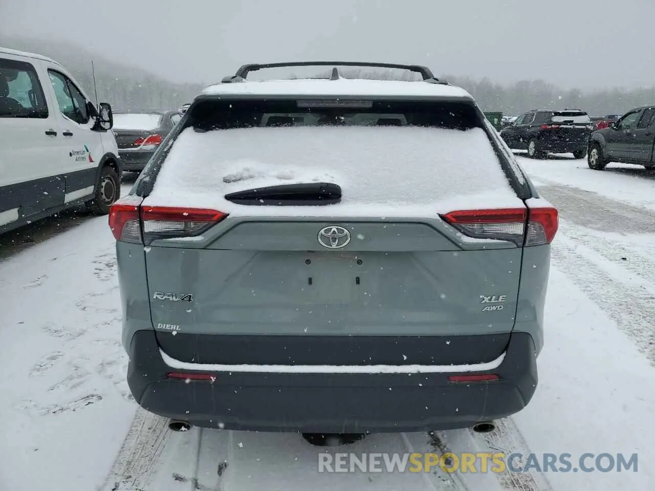 6 fotografías del automóvil dañado 2T3P1RFV0LC114908 TOYOTA RAV4 2020
