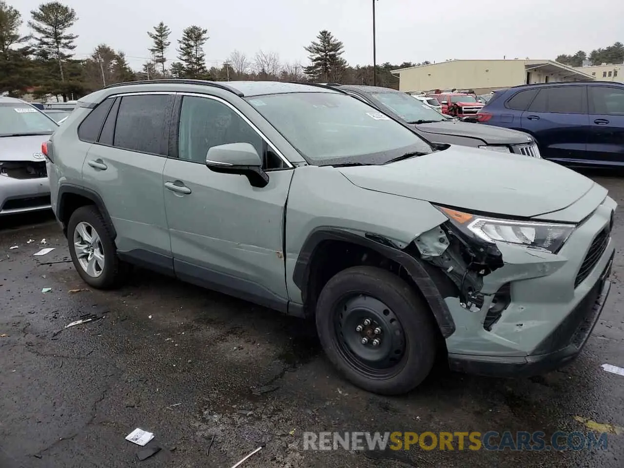 4 fotografías del automóvil dañado 2T3P1RFV0LW103762 TOYOTA RAV4 2020